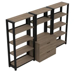 Cortez Storage Wall - 111"W x 24"D x 68"H