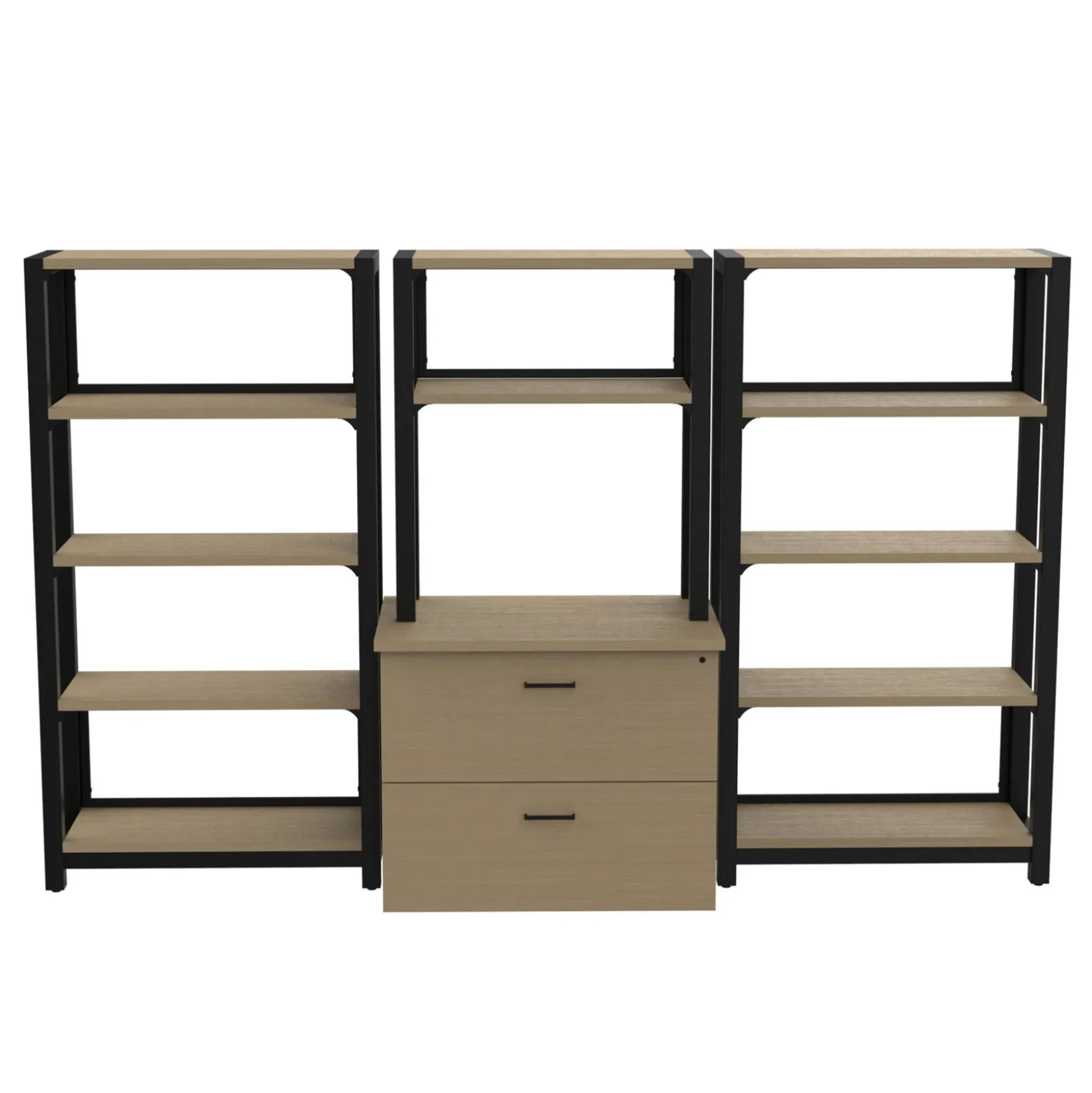 Cortez Storage Wall - 111"W x 24"D x 68"H