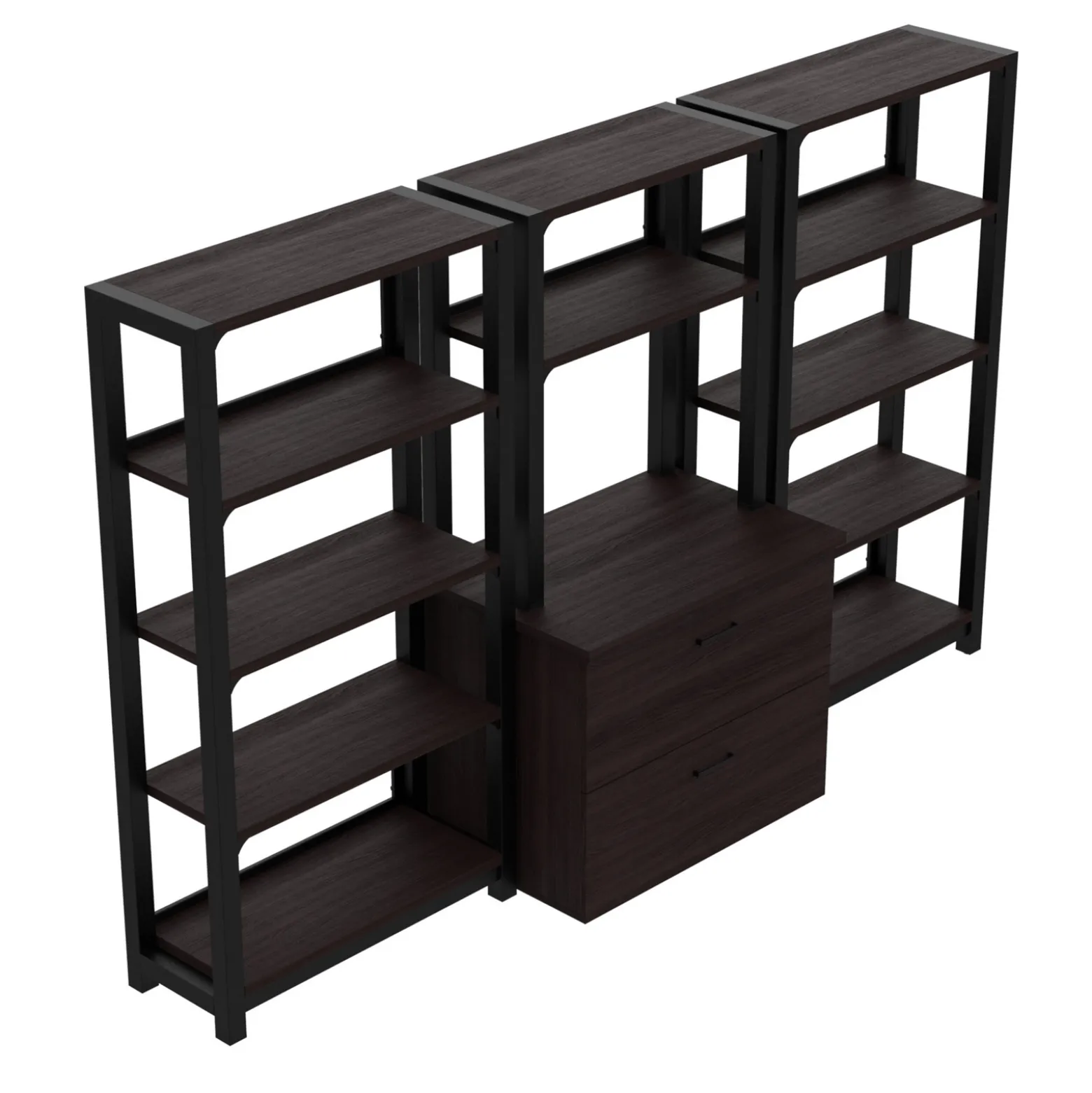 Cortez Storage Wall - 111"W x 24"D x 68"H
