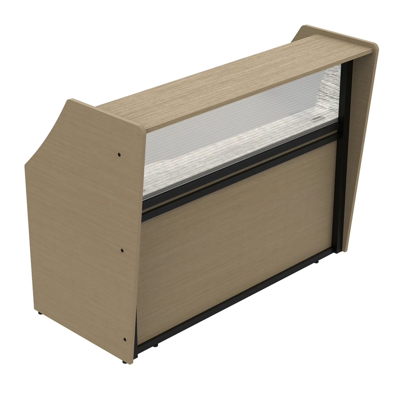 Cortez Straight Reception Desk Starter- 47"Wx27"D