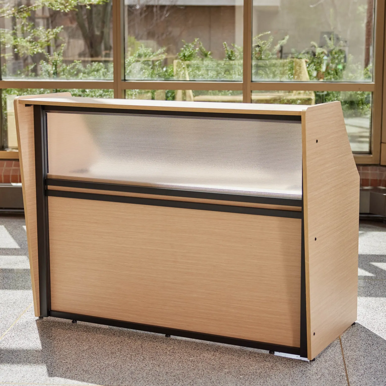 Cortez Straight Reception Desk Starter- 47"Wx27"D