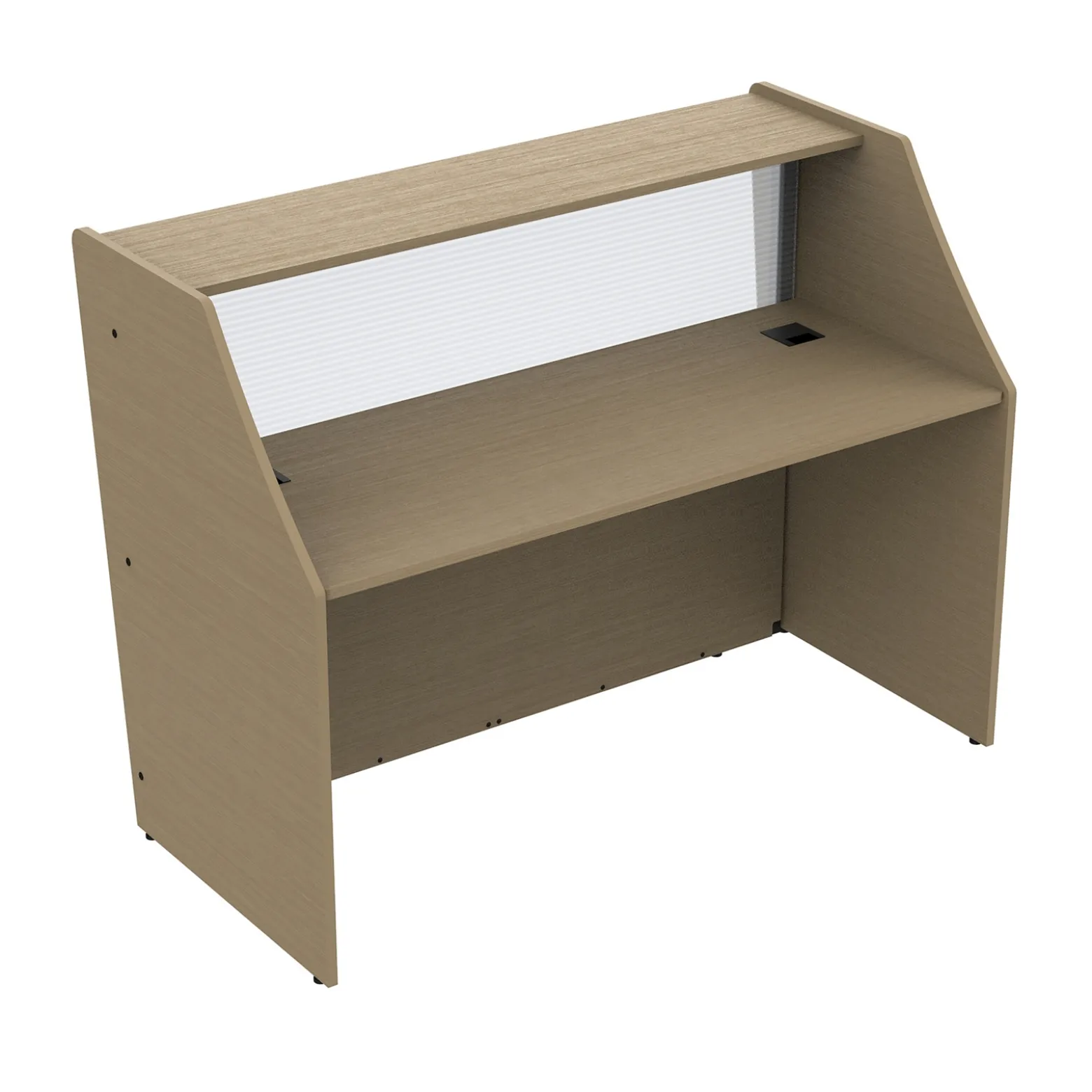 Cortez Straight Reception Desk Starter- 47"Wx27"D