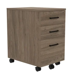 Cortez Three Drawer Mobile File Pedestal - 16.1"W