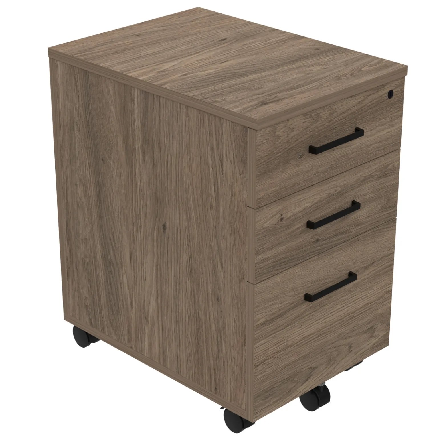 Cortez Three Drawer Mobile File Pedestal - 16.1"W