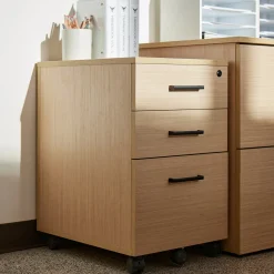 Cortez Three Drawer Mobile File Pedestal - 16.1