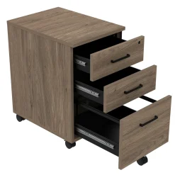 Cortez Three Drawer Mobile File Pedestal - 16.1