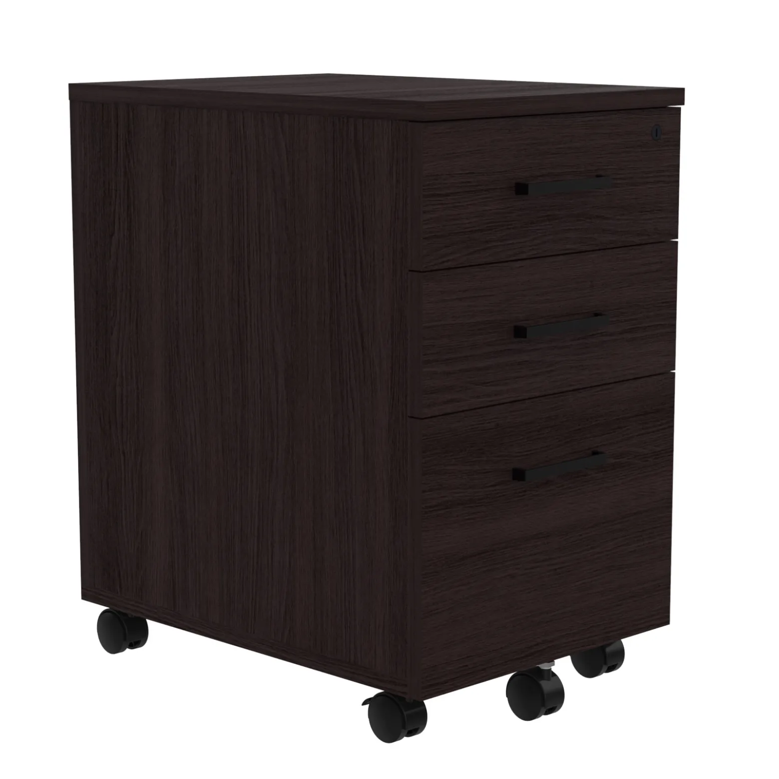 Cortez Three Drawer Mobile File Pedestal - 16.1"W