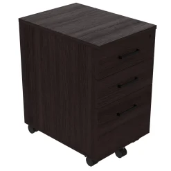 Cortez Three Drawer Mobile File Pedestal - 16.1