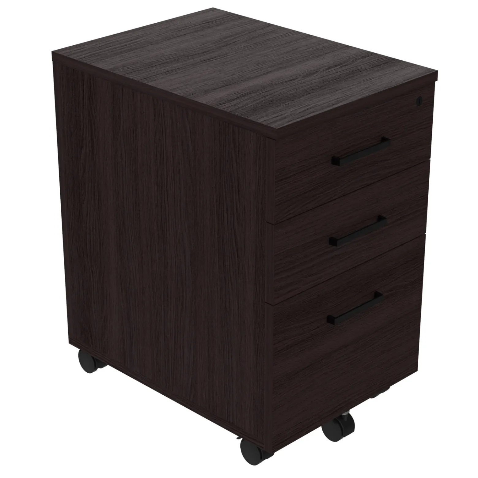 Cortez Three Drawer Mobile File Pedestal - 16.1"W