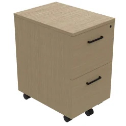 Cortez Two Drawer Mobile File Pedestal – 16.1"W