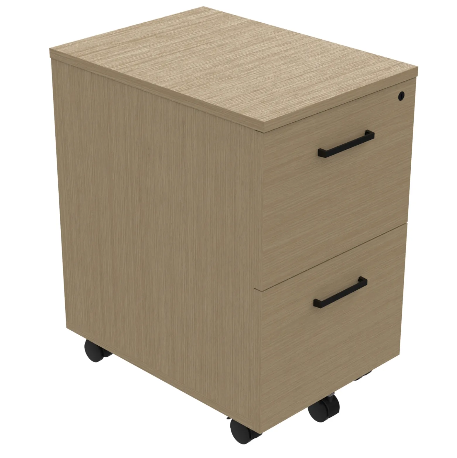 Cortez Two Drawer Mobile File Pedestal – 16.1"W