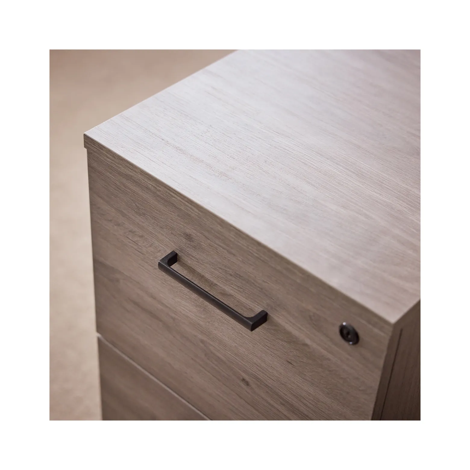 Cortez Two Drawer Mobile File Pedestal – 16.1"W