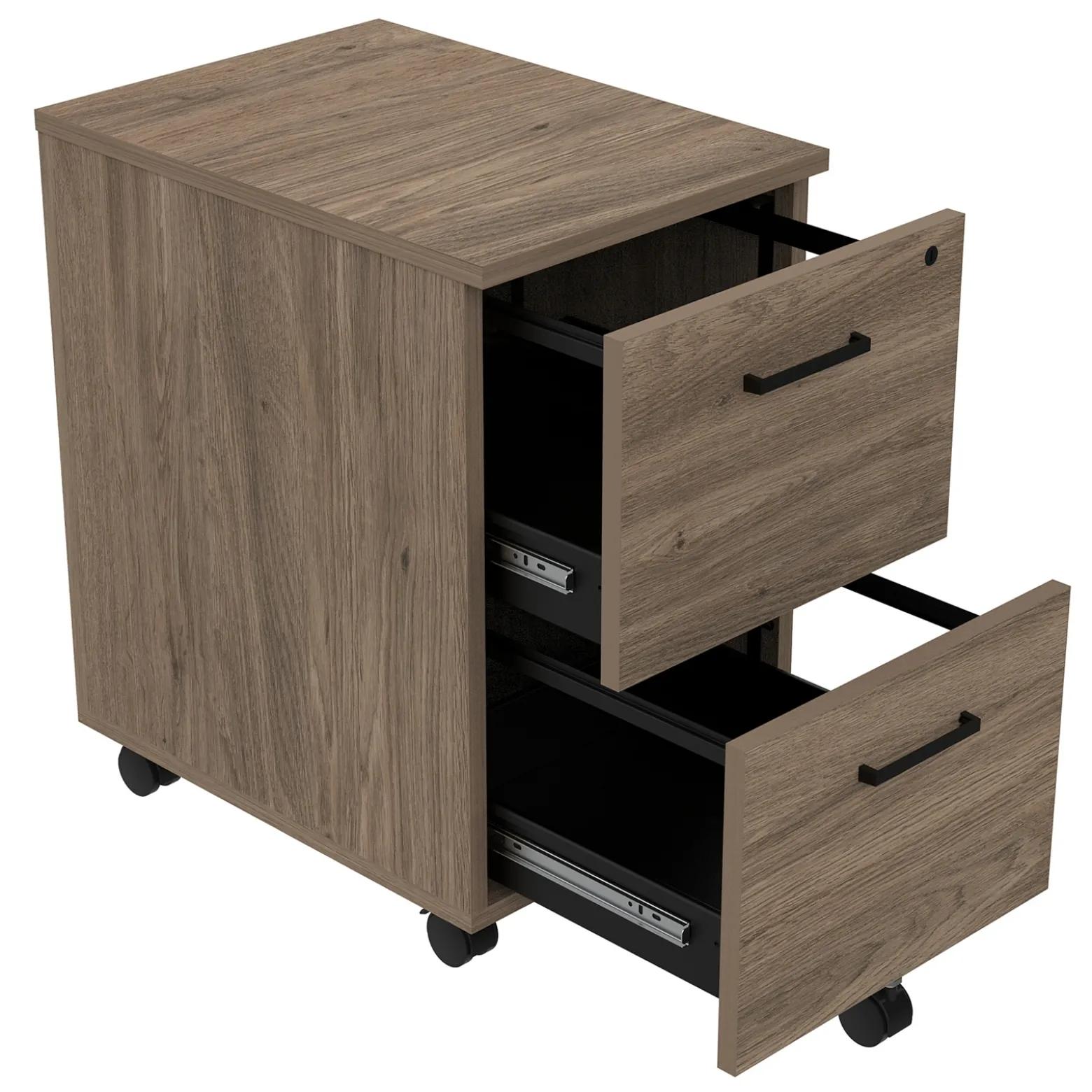 Cortez Two Drawer Mobile File Pedestal – 16.1"W