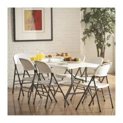Cosco 6' Rectangular Folding Banquet Table