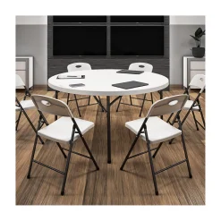 COSCO 60" Round Blow Mold Table