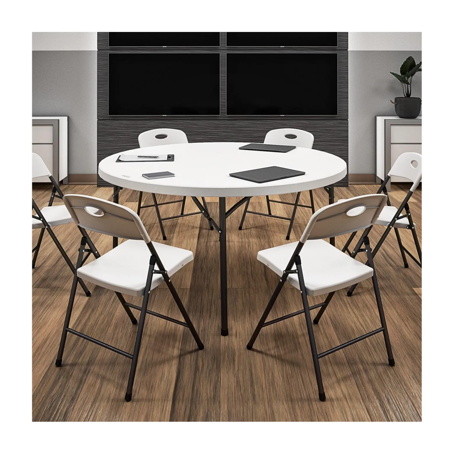 COSCO 60" Round Blow Mold Table