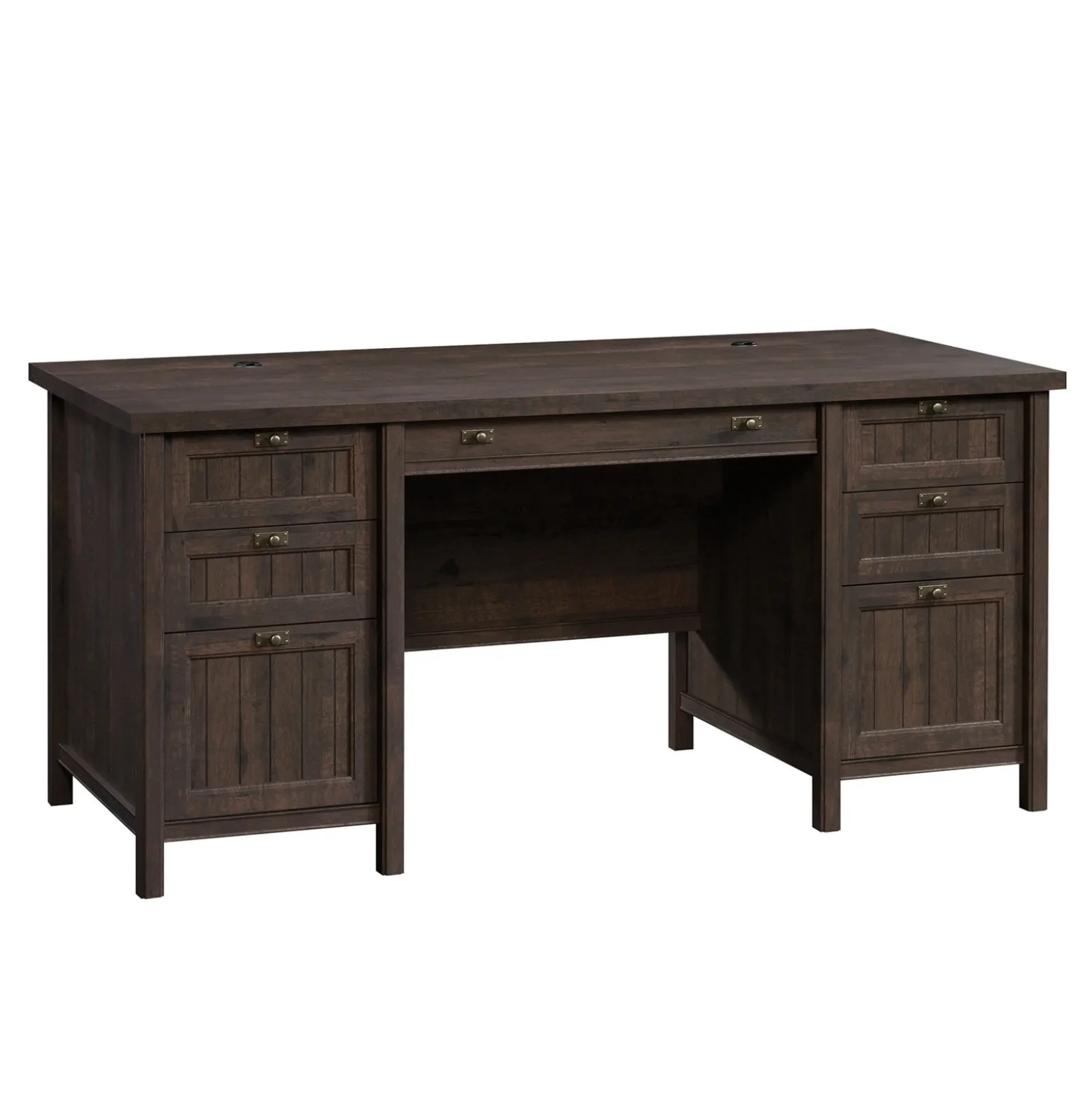Costa Double Pedestal Executive Desk - 65"W x 26"D