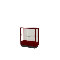 Counter Height Classic Display Case with Fabric Backing