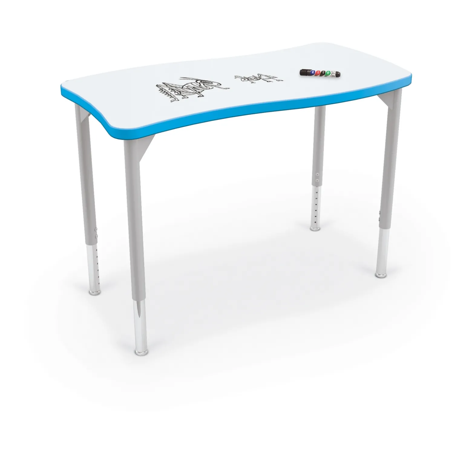 Creator Rectangle ADA Desk w/ Dry Erase Top 40”W x 20”D