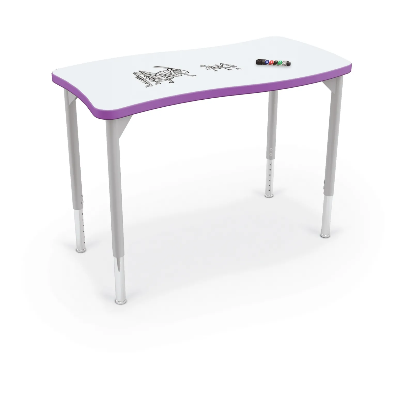 Creator Rectangle ADA Desk w/ Dry Erase Top 40”W x 20”D