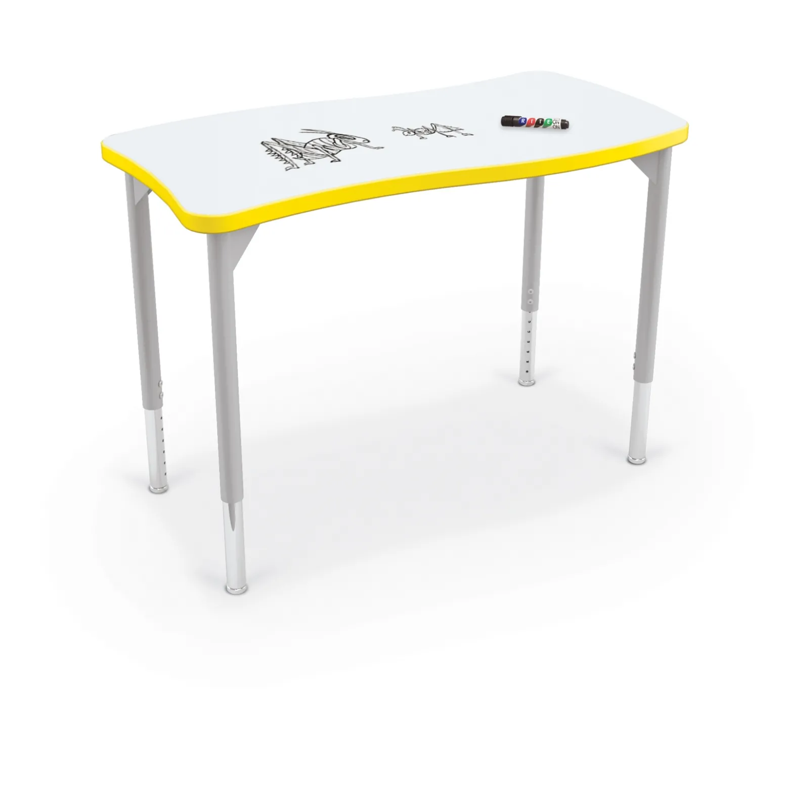 Creator Rectangle ADA Desk w/ Dry Erase Top 40”W x 20”D