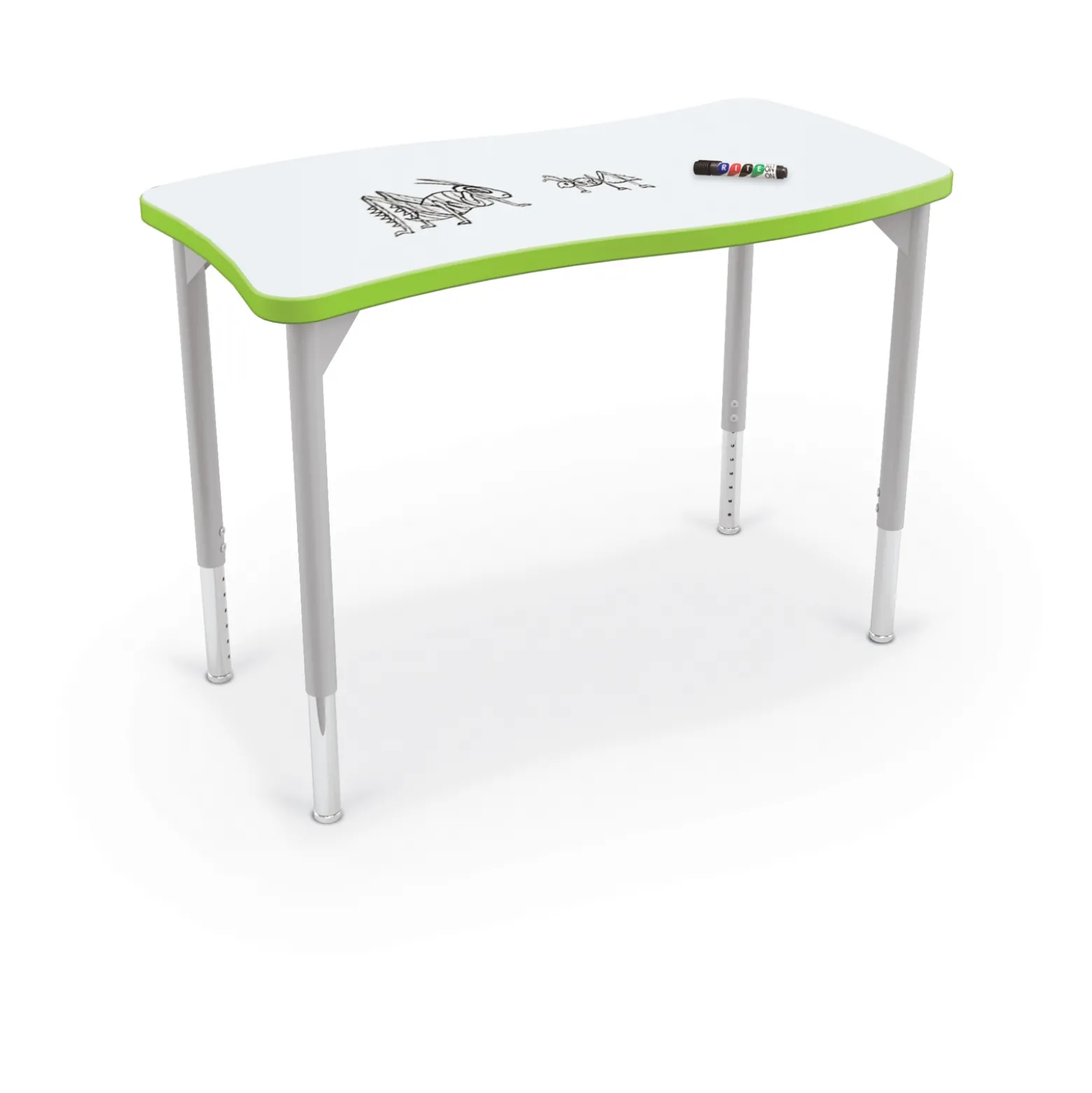 Creator Rectangle ADA Desk w/ Dry Erase Top 40”W x 20”D
