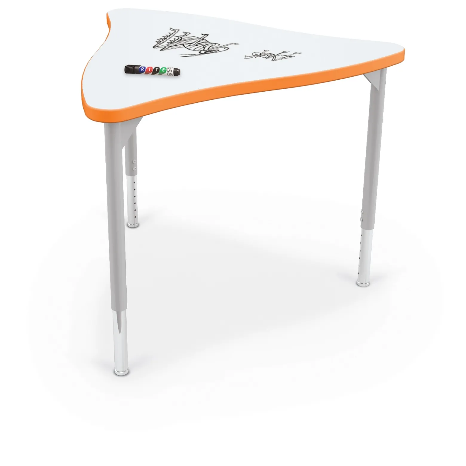 Creator Square ADA Desk w/ Dry Erase Top 49”W x 35”D
