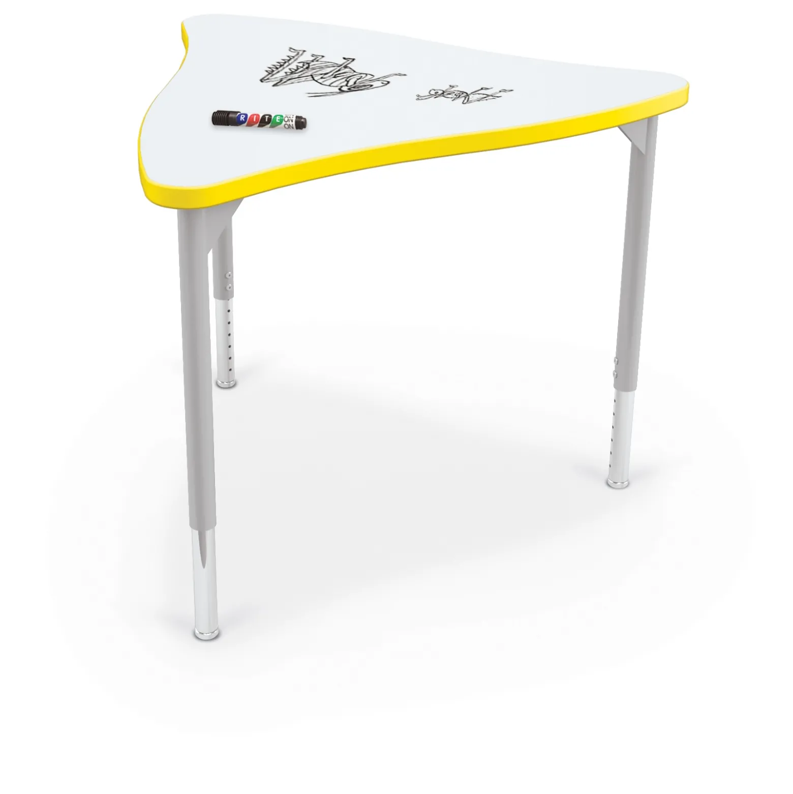 Creator Square ADA Desk w/ Dry Erase Top 49”W x 35”D