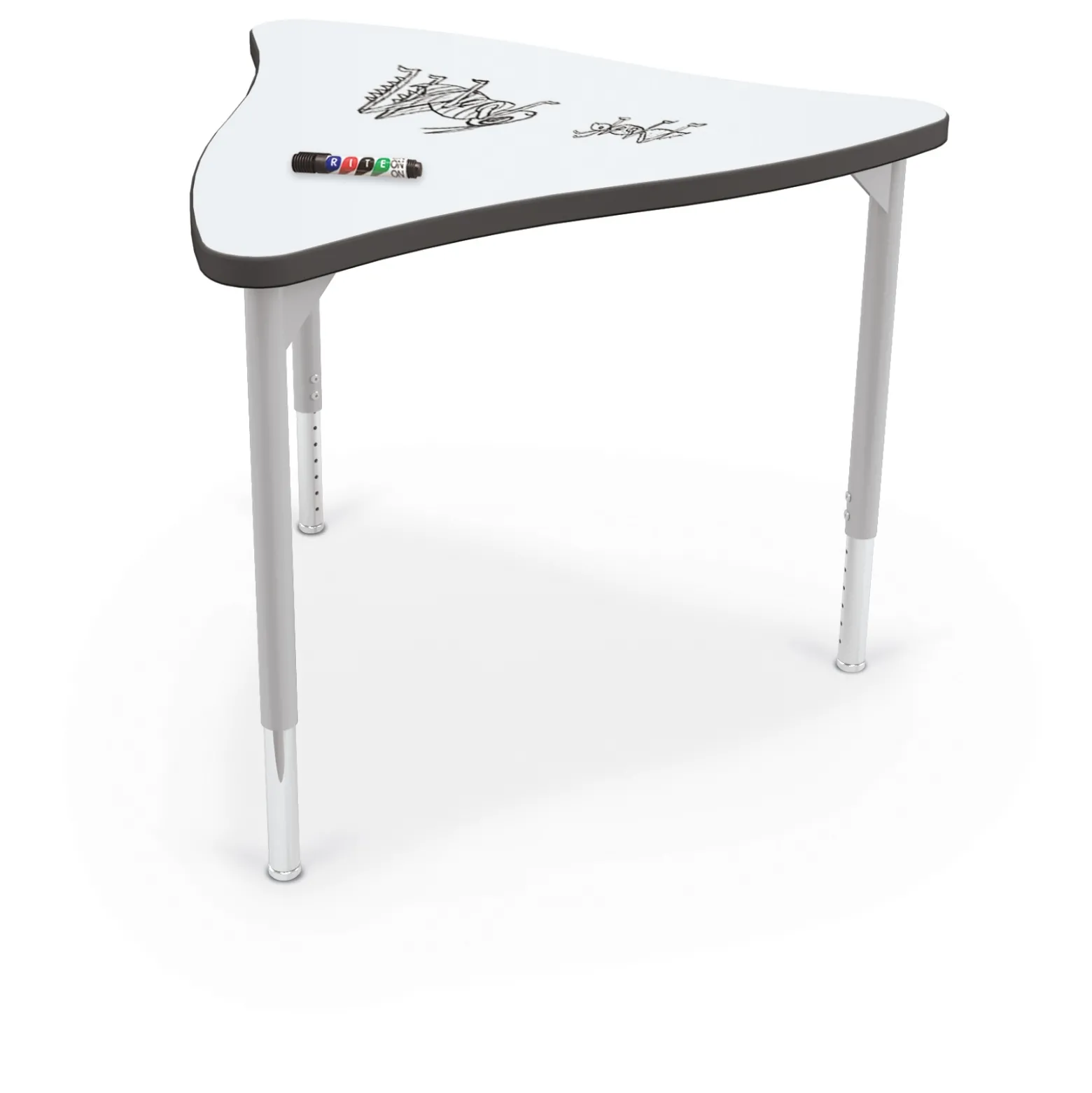 Creator Square ADA Desk w/ Dry Erase Top 49”W x 35”D