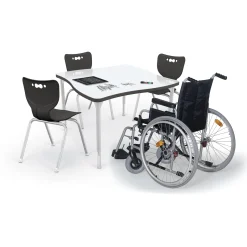 Creator Square ADA Desk w/ Dry Erase Top 40”W x 40”D