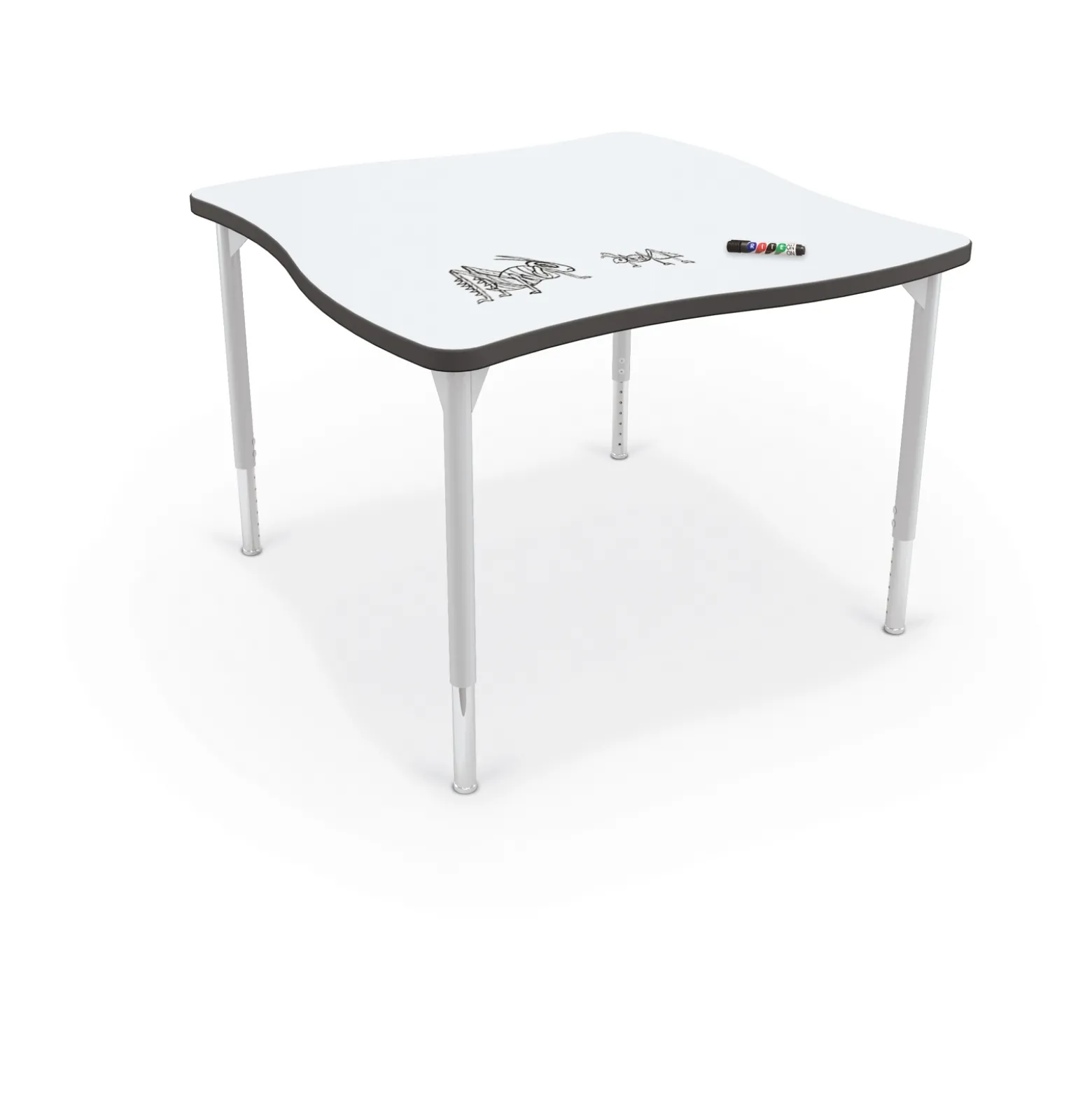 Creator Square ADA Desk w/ Dry Erase Top 40”W x 40”D
