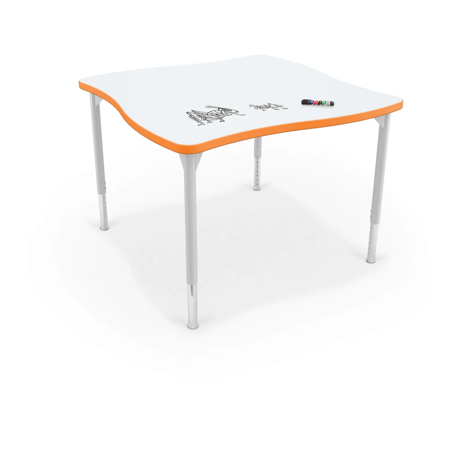 Creator Square ADA Desk w/ Dry Erase Top 40”W x 40”D