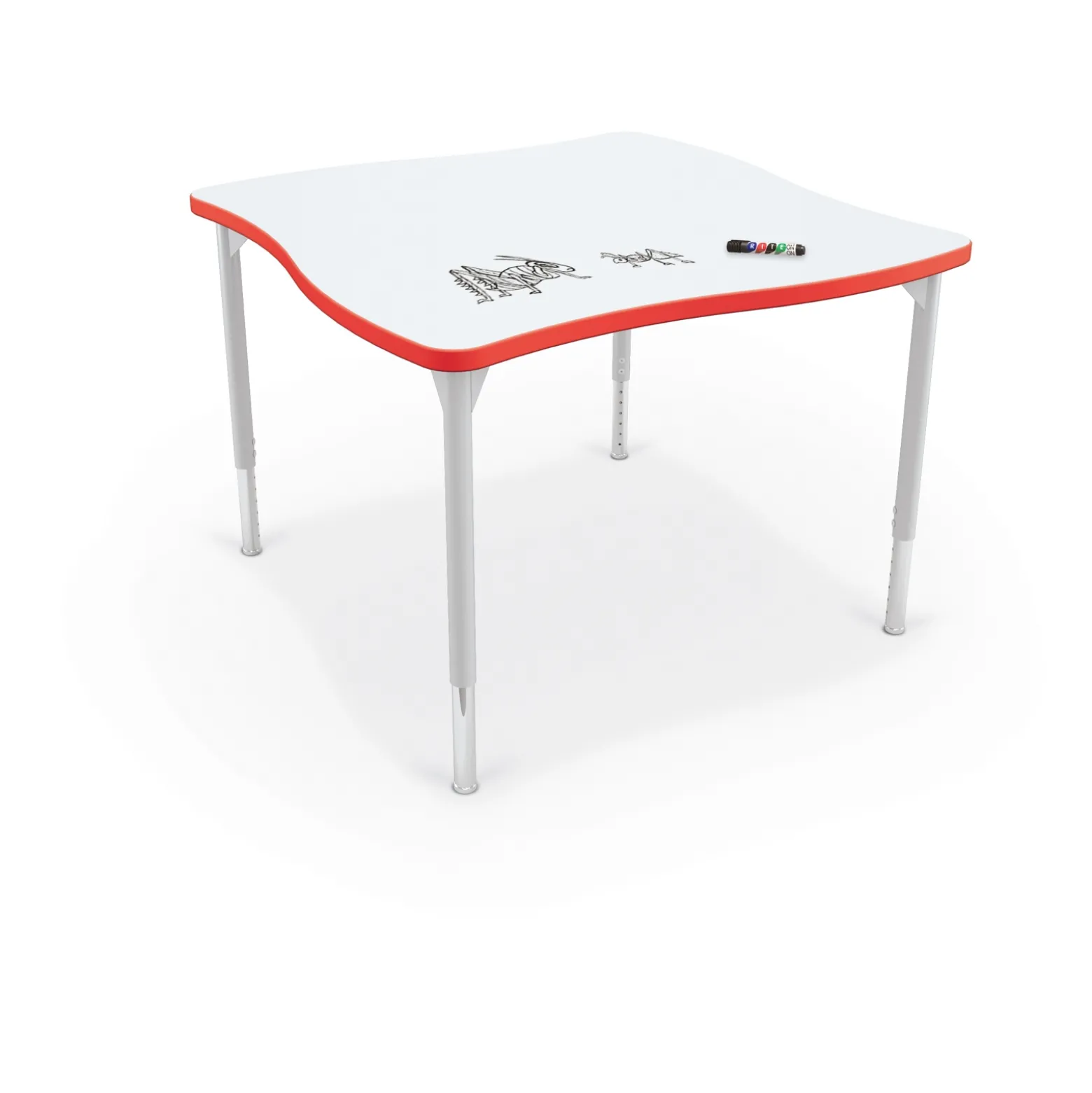 Creator Square ADA Desk w/ Dry Erase Top 40”W x 40”D