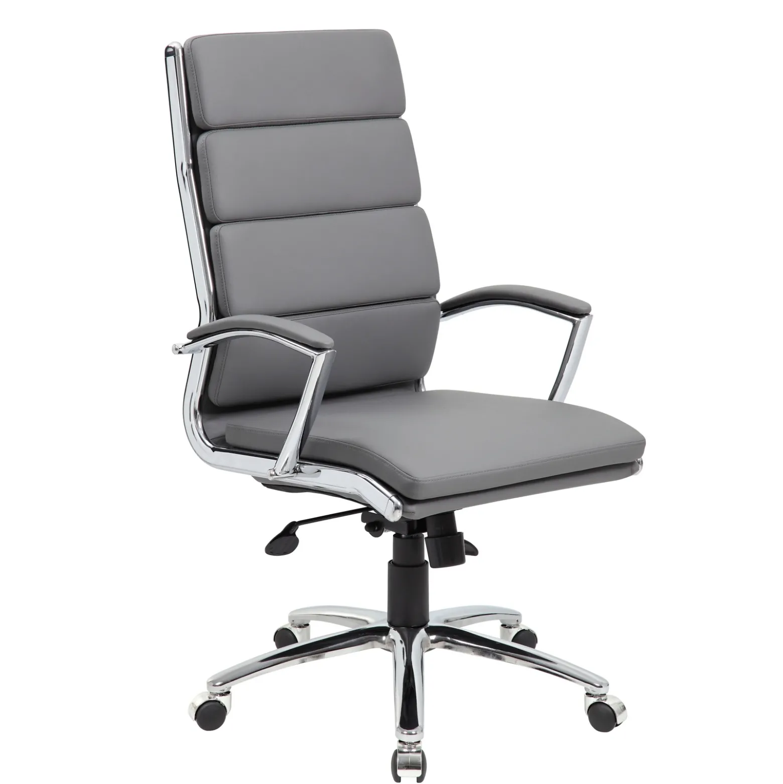 Crofton Faux Leather High Back Office Chair with Adjustable Seat and Tilt
