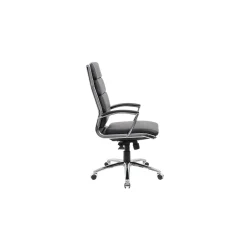 Crofton Faux Leather High Back Office Chair with Adjustable Seat and Tilt