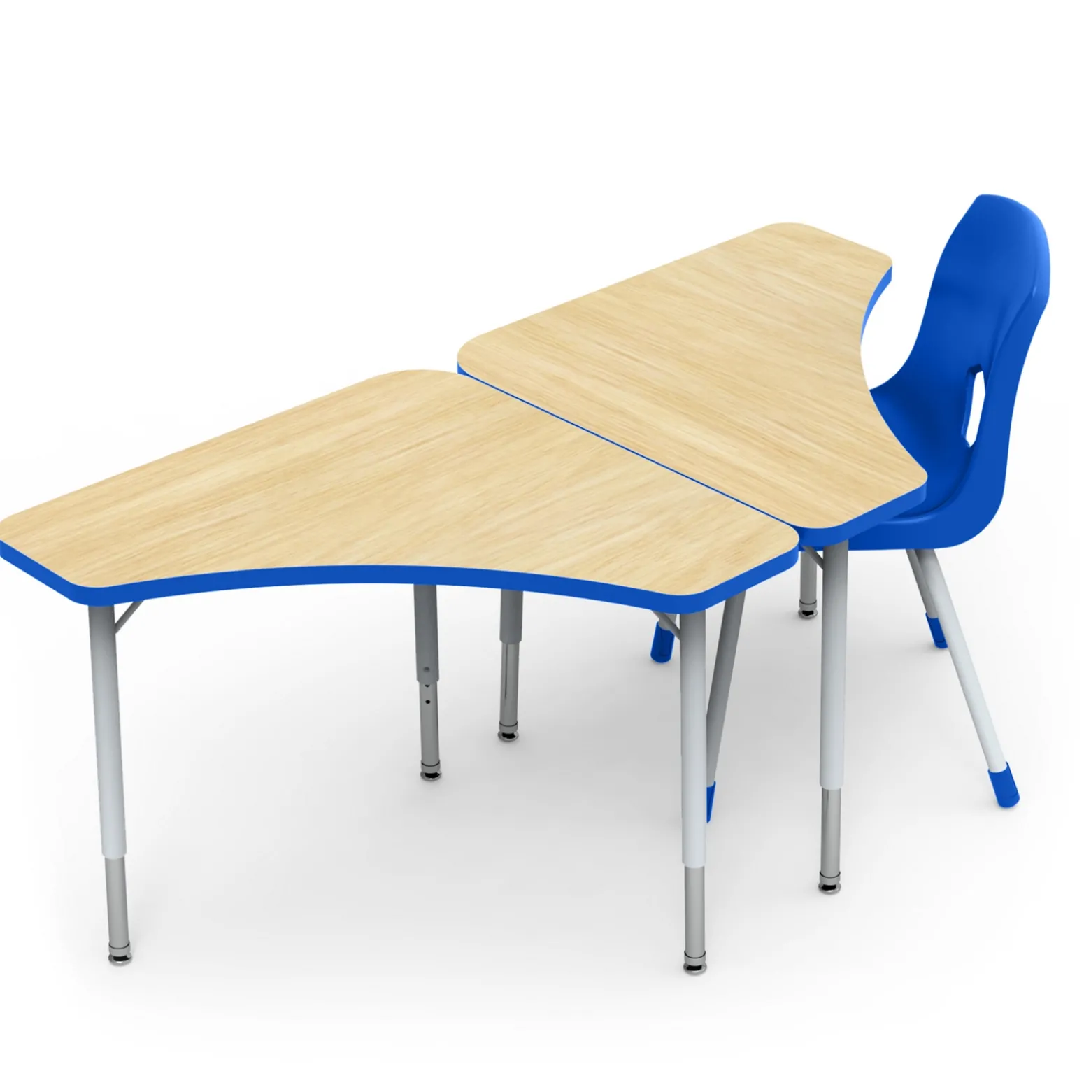 Curriculum Delta Table Desk – 36"W x 29”D