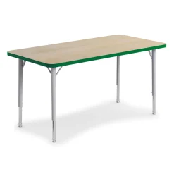 Curriculum Height Adjustable Rectangular Activity Table