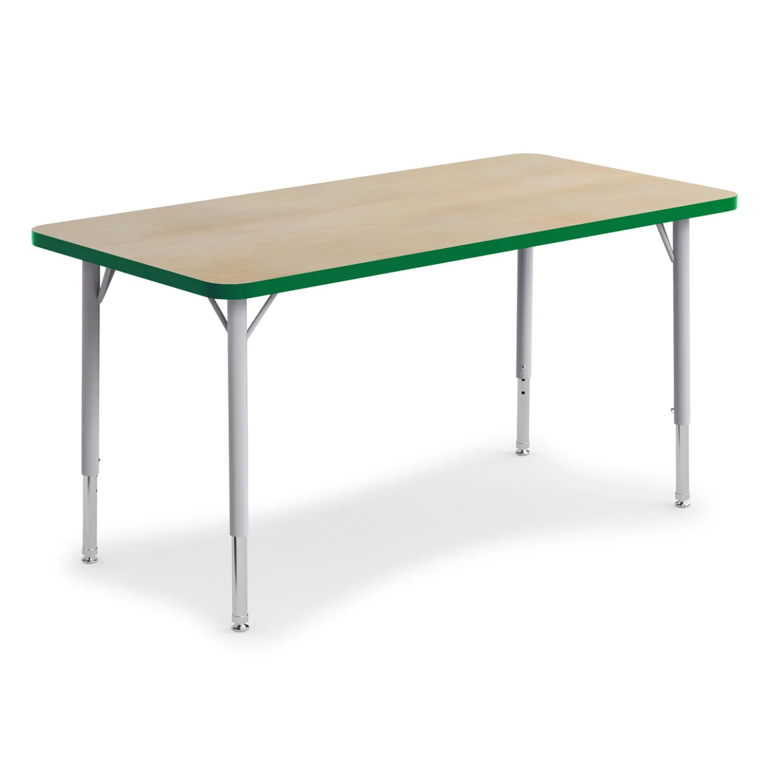 Curriculum Height Adjustable Rectangular Activity Table