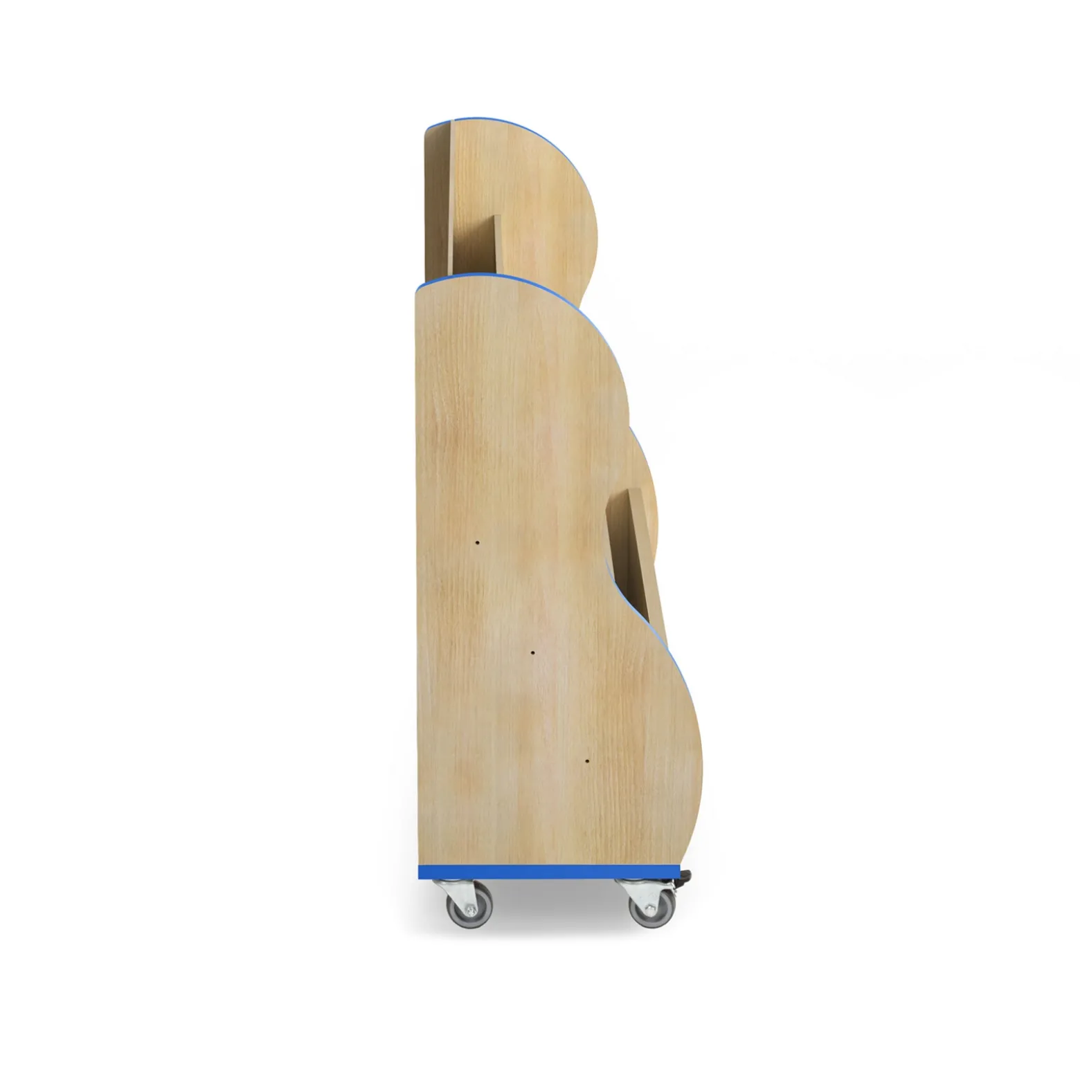 Curriculum Mobile Magazine/Book Rack – 47"W x 31.5”H