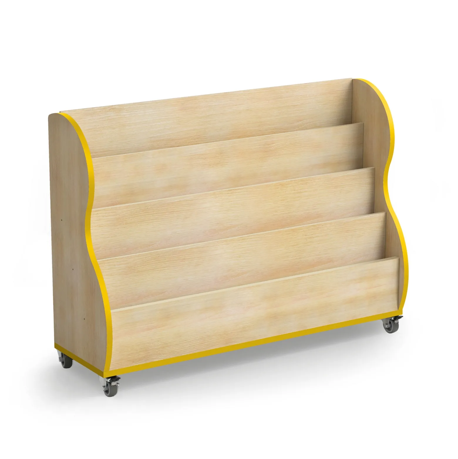 Curriculum Mobile Magazine/Book Rack – 47"W x 31.5”H