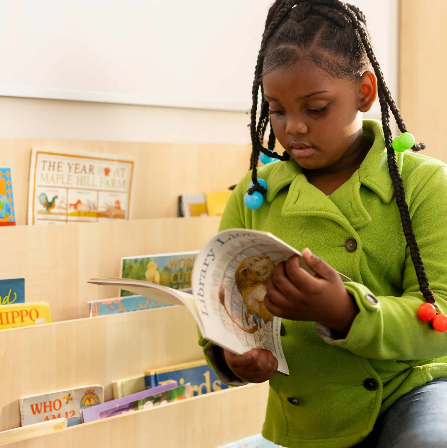 Curriculum Mobile Magazine/Book Rack – 47"W x 31.5”H