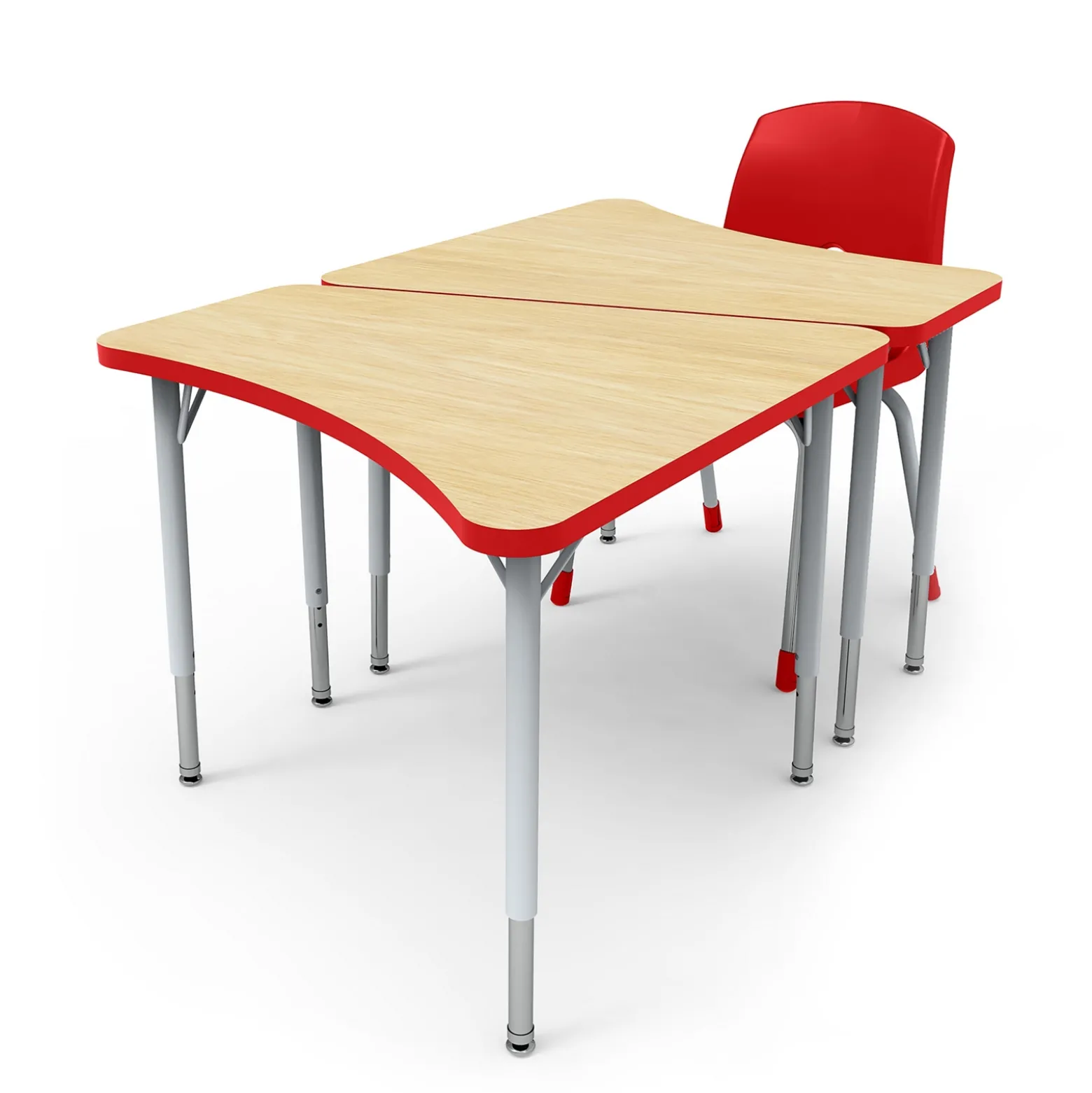 Curriculum Petal Table Desk – 33"W x 24”D