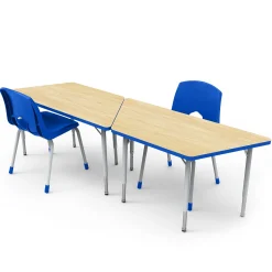 Curriculum Trapezoid Activity Table – 48”W x 20”D