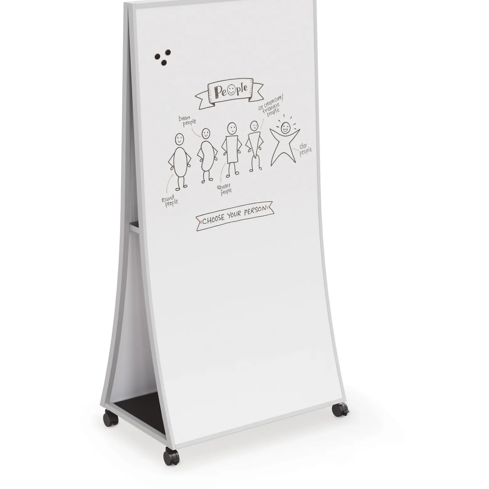 Curved Easel Porcelain Surface
