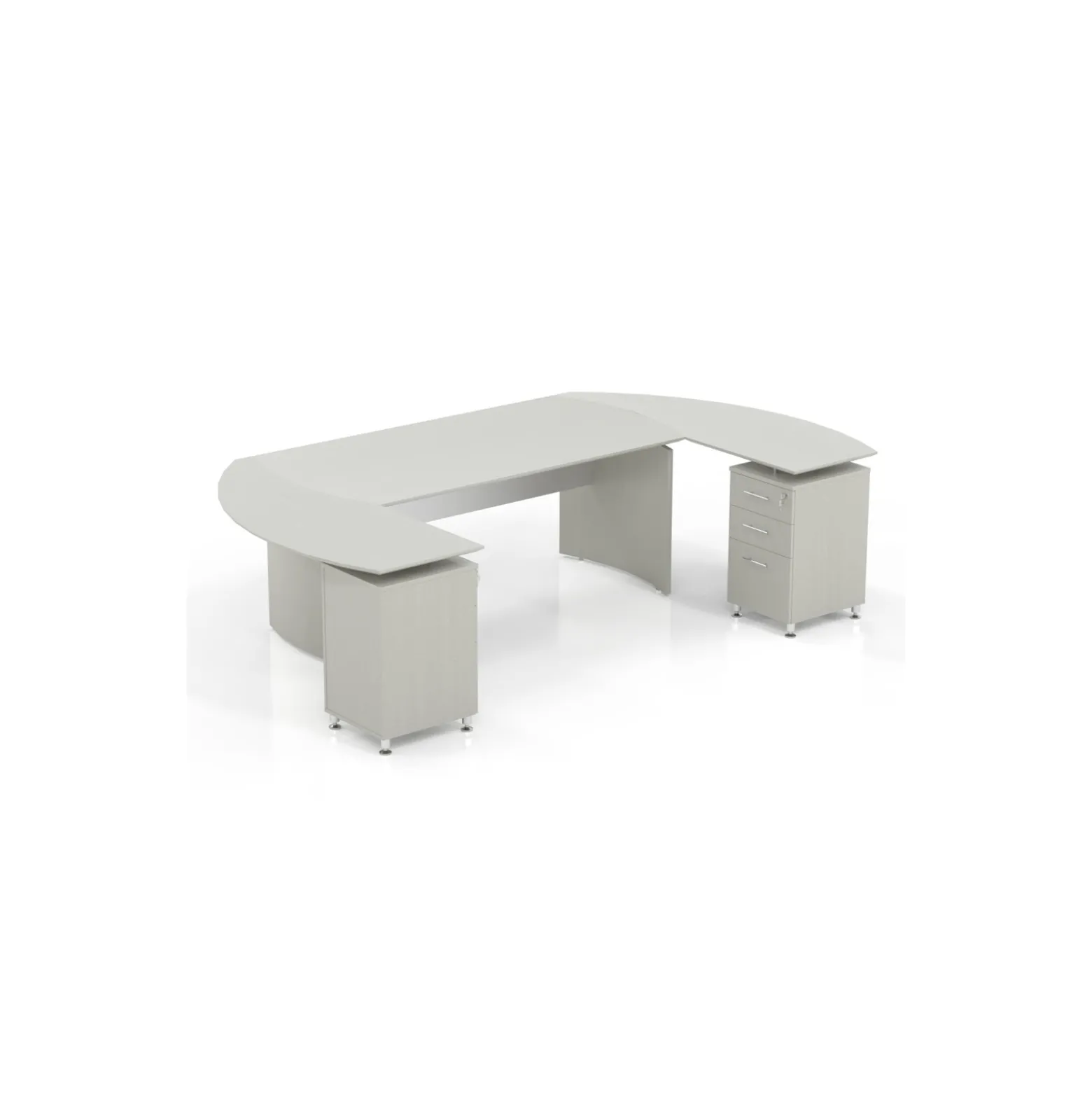 Curved U-Desk - 112"W