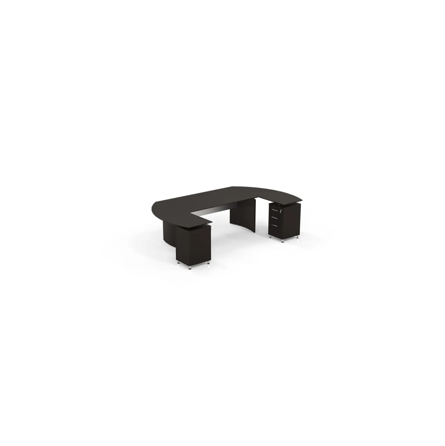 Curved U-Desk - 112"W