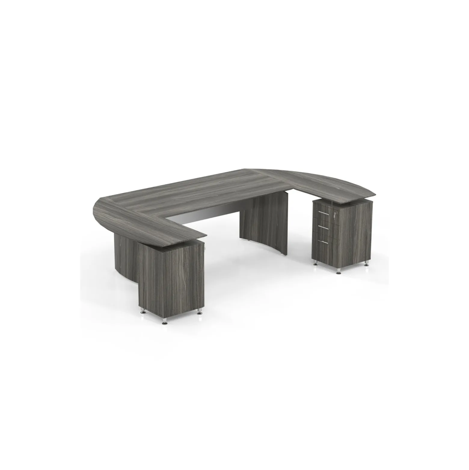 Curved U-Desk - 112"W