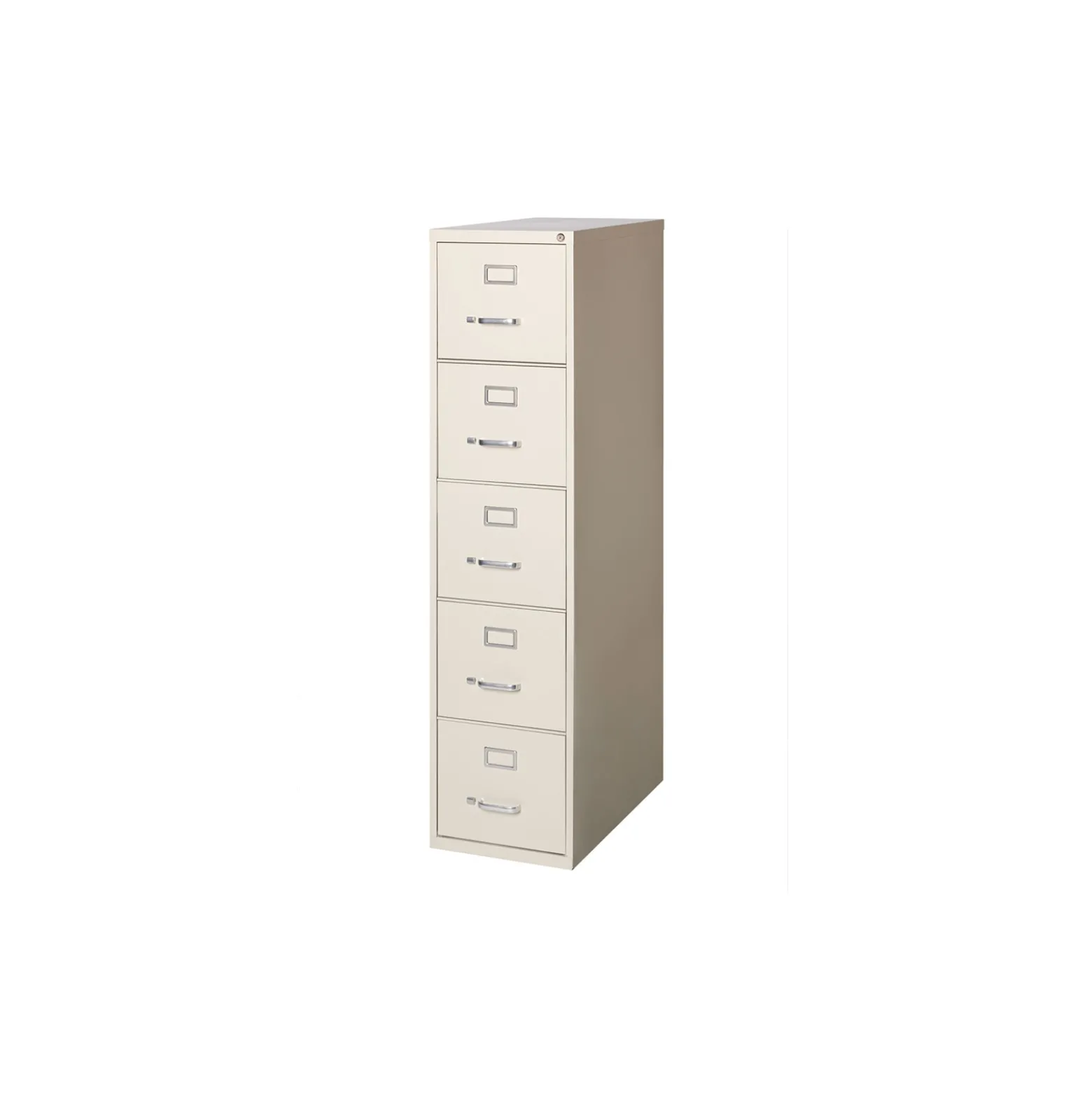 26.5"D Five Drawer Letter Vertical File