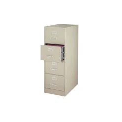 25"D Four Drawer Legal Vertical File