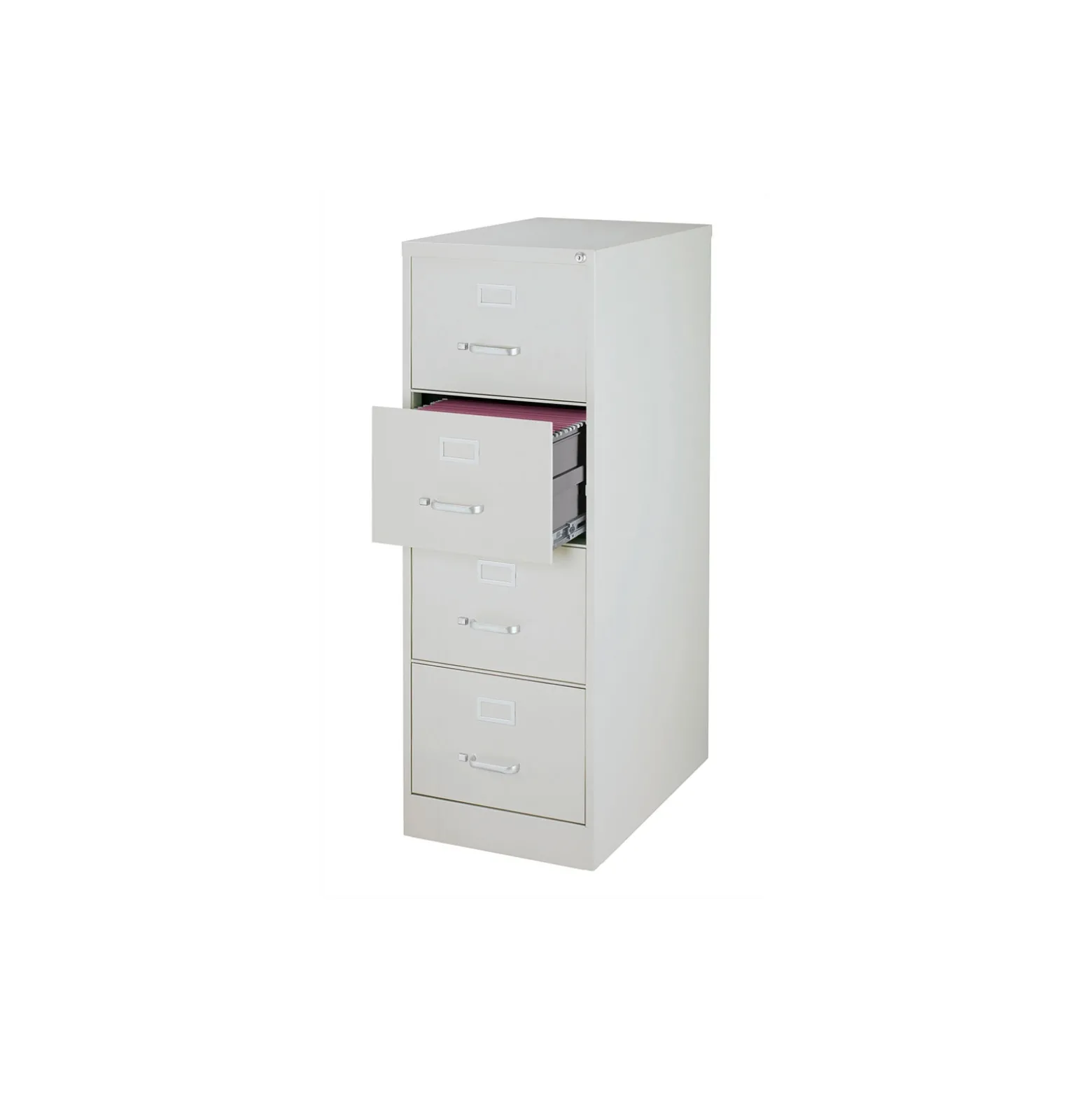 25"D Four Drawer Legal Vertical File